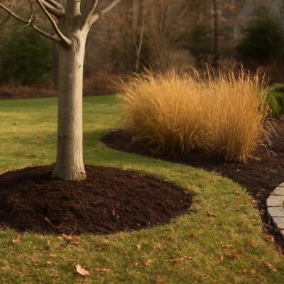 Final Fall Landscape Cleanup in North Jersey